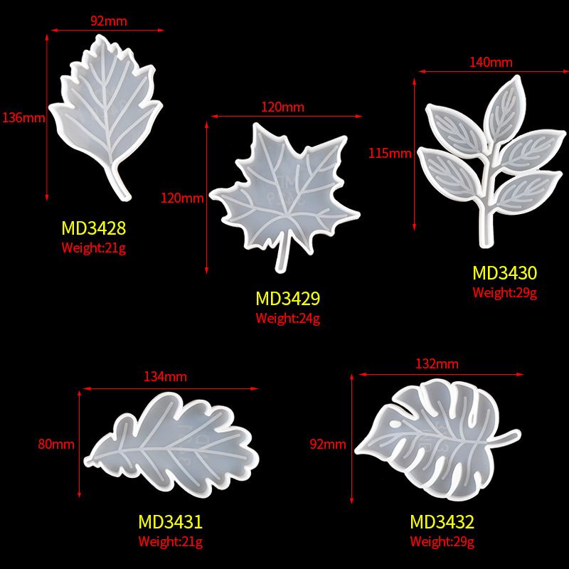 Maple Leaf Silicone Resin Mold — photo 6