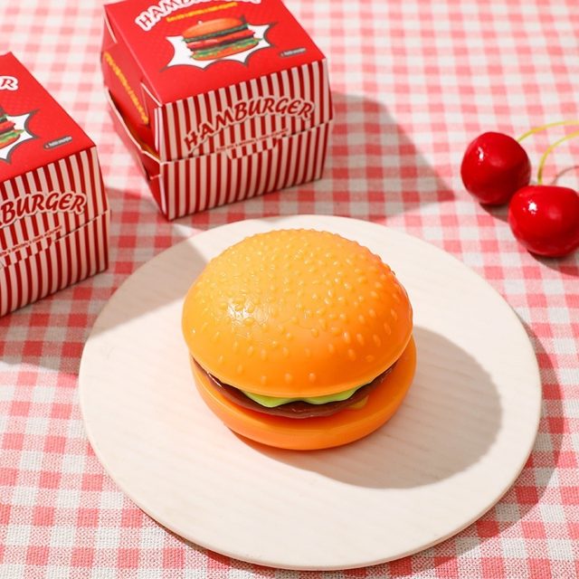 Squishy Cheeseburger in a Mini Box