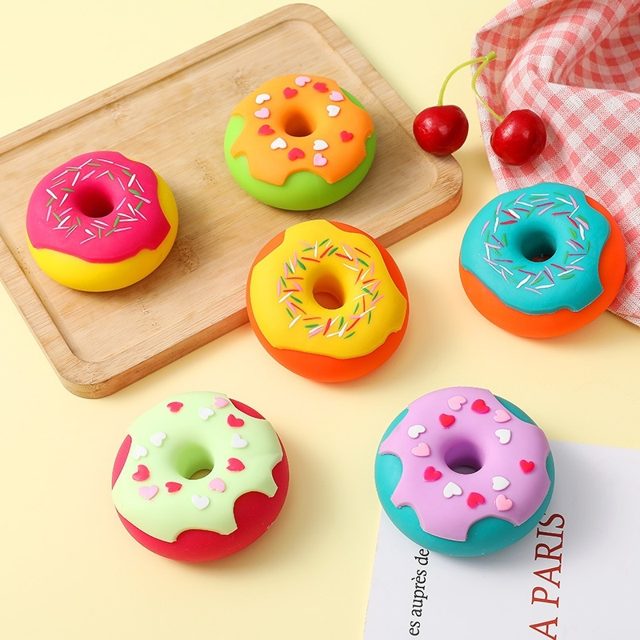 Frosted Sprinkle Donut Squishy