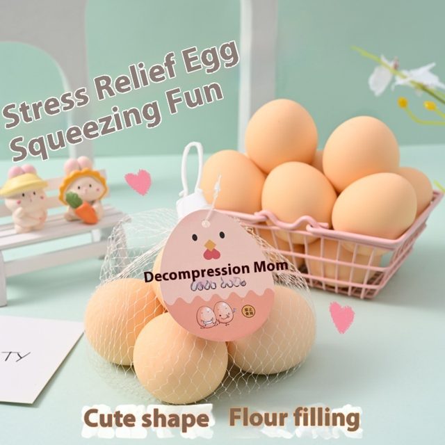 Flour-Filled Stress Relief Eggs