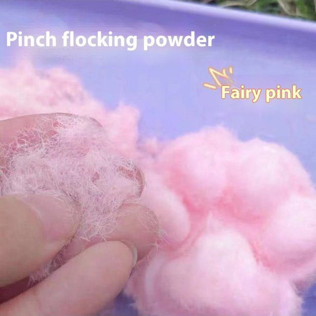 Fairy Blue Flocking Fuzz Fiber For Crafts โ photo 4