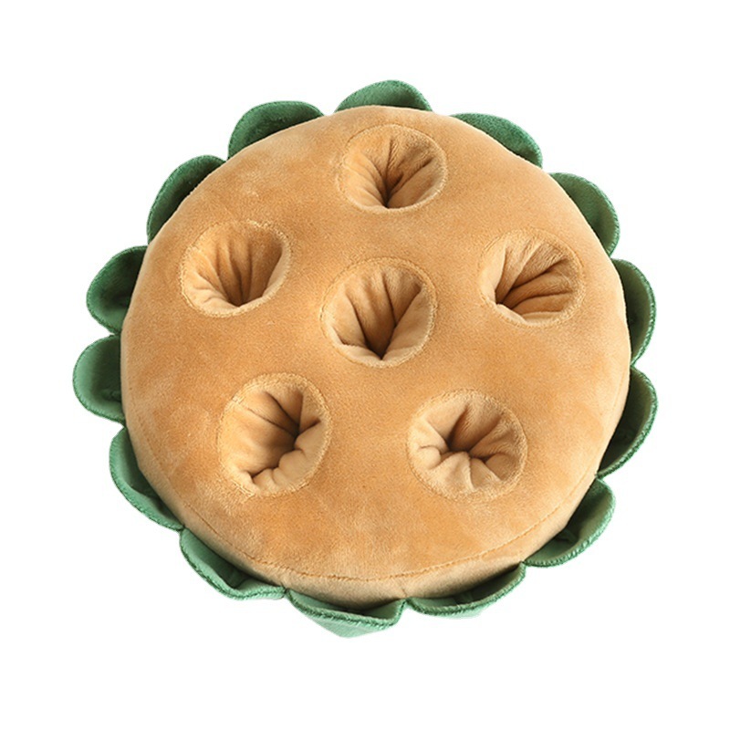 Lotus Seed Pod Plush Cushion