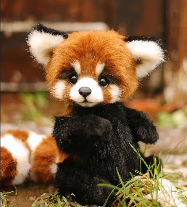 Lifelike Red Panda Plush — photo 3