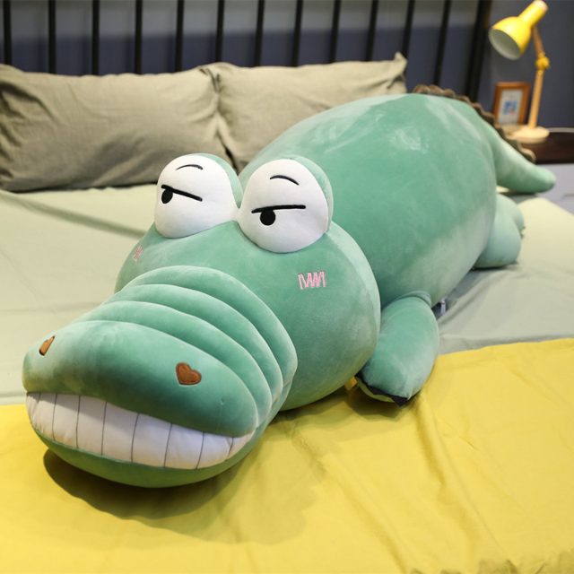 Long Sleepy Crocodile Cuddle Body Pillow, 100cm โ photo 5