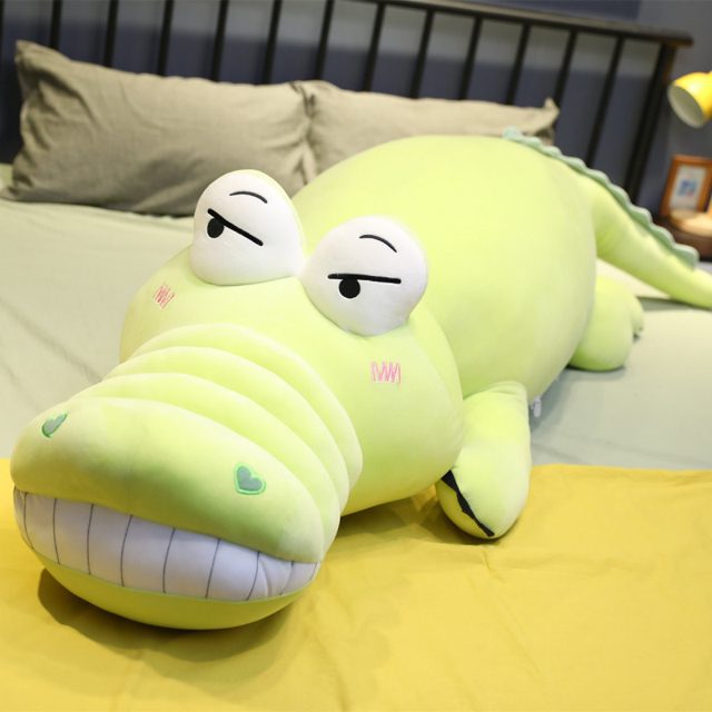 Long Sleepy Crocodile Cuddle Body Pillow, 100cm โ photo 6
