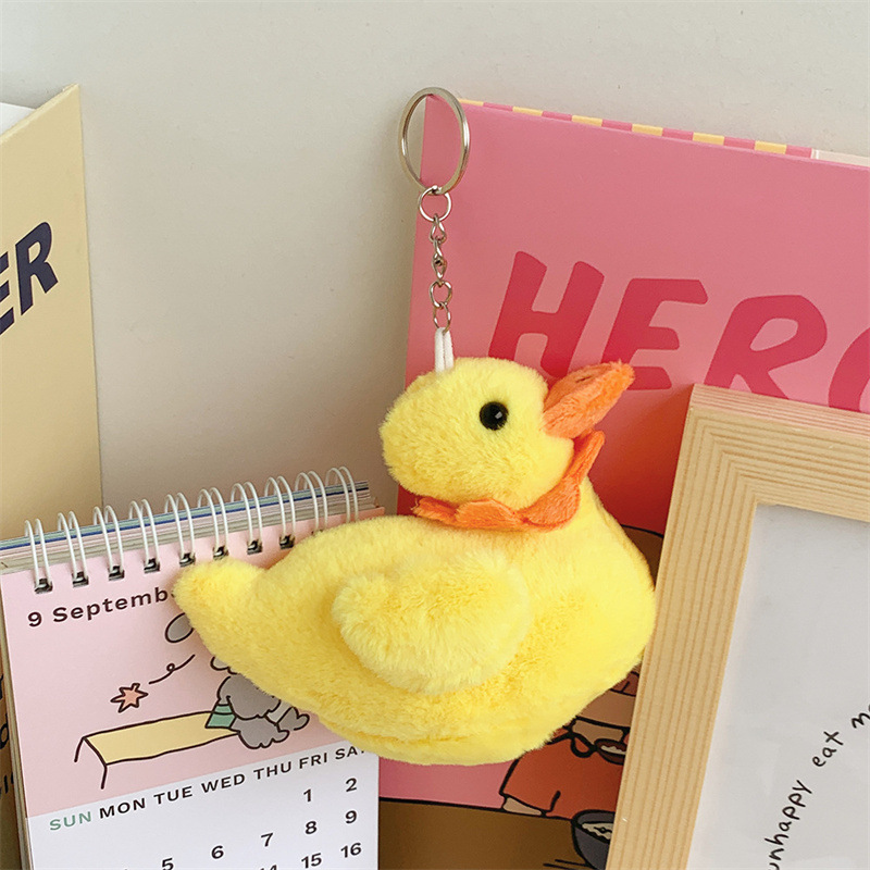 Cute Yellow Duck Keychain Charm โ photo 3