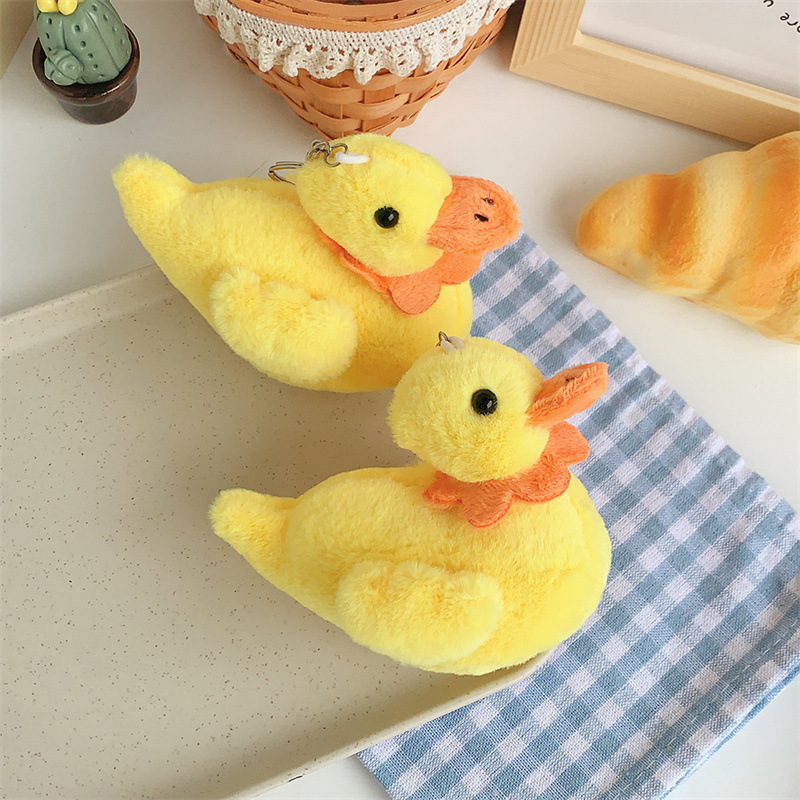 Cute Yellow Duck Keychain Charm โ photo 4