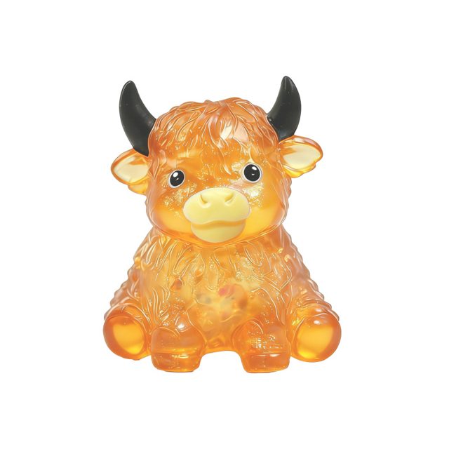 Glitter Highland Cow Squishy โ photo 3