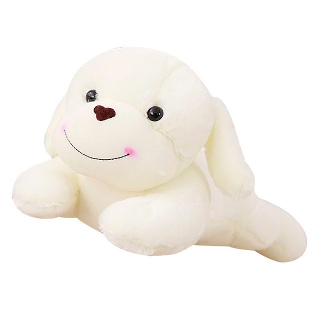 Floppy-Ear Cream Puppy Cuddle Plush