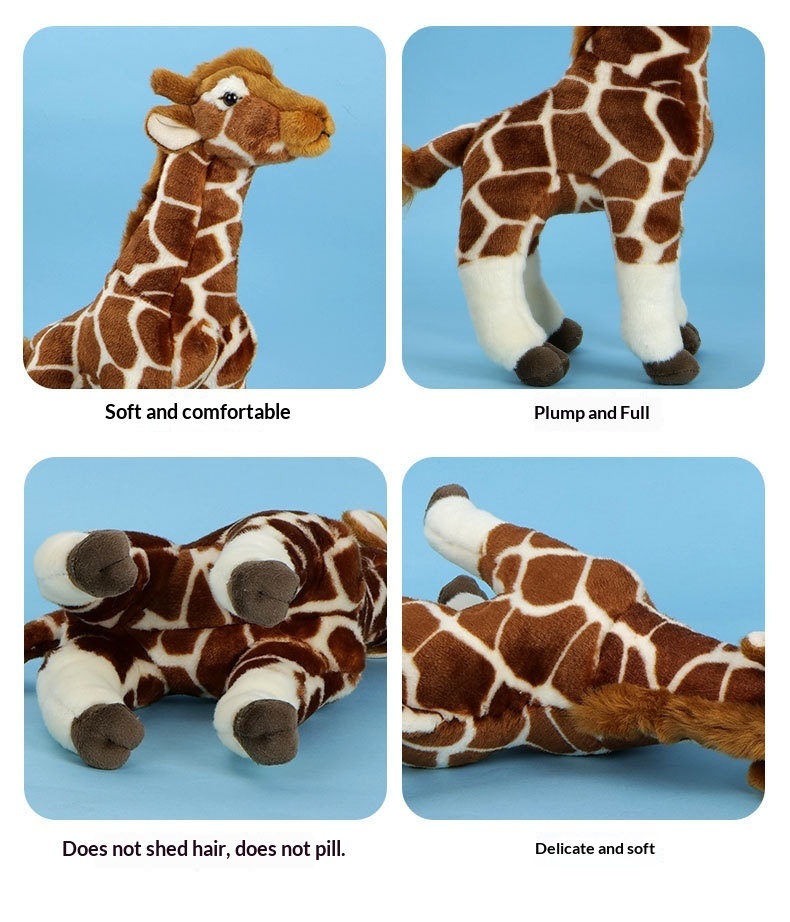 Lifelike Tall Giraffe Plush โ photo 2