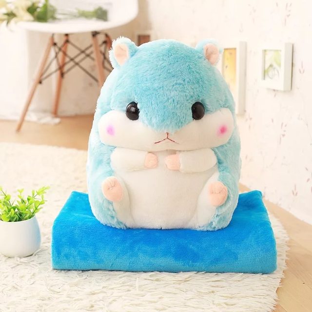 Cuddly Hamster Plush With Blanket โ photo 2