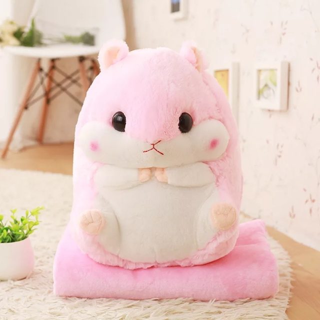 Cuddly Hamster Plush With Blanket โ photo 6