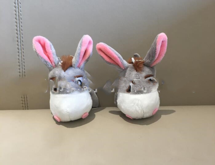 Little Donkey Bunny-Ear Keychain Plush