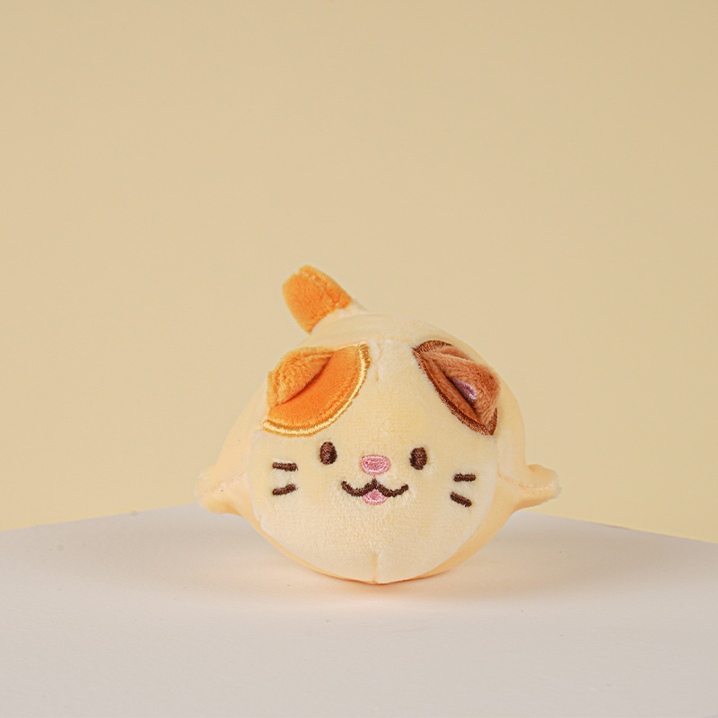 Calico Cat Round Plush Charm โ photo 4