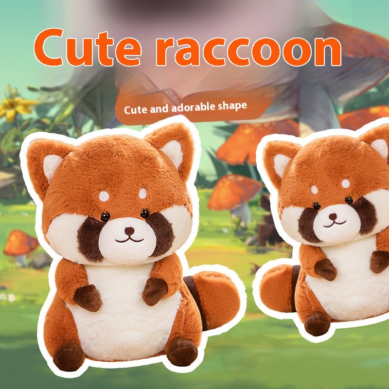 Fluffy Red Panda Plush โ photo 2