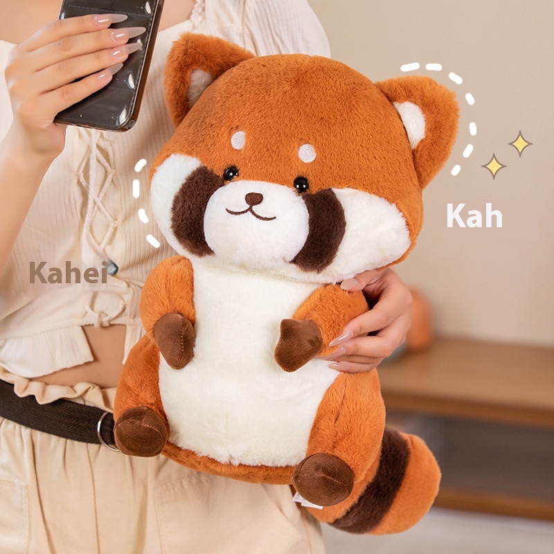 Fluffy Red Panda Plush