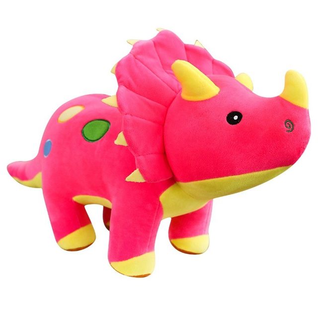 Blue Triceratops Dinosaur Plush โ photo 4