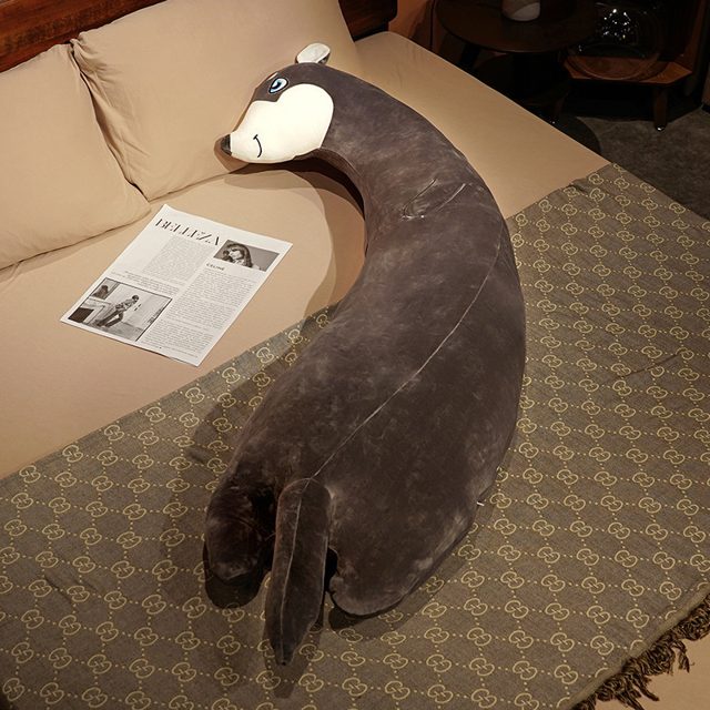 Jumbo Gray Bear Cuddle Body Pillow