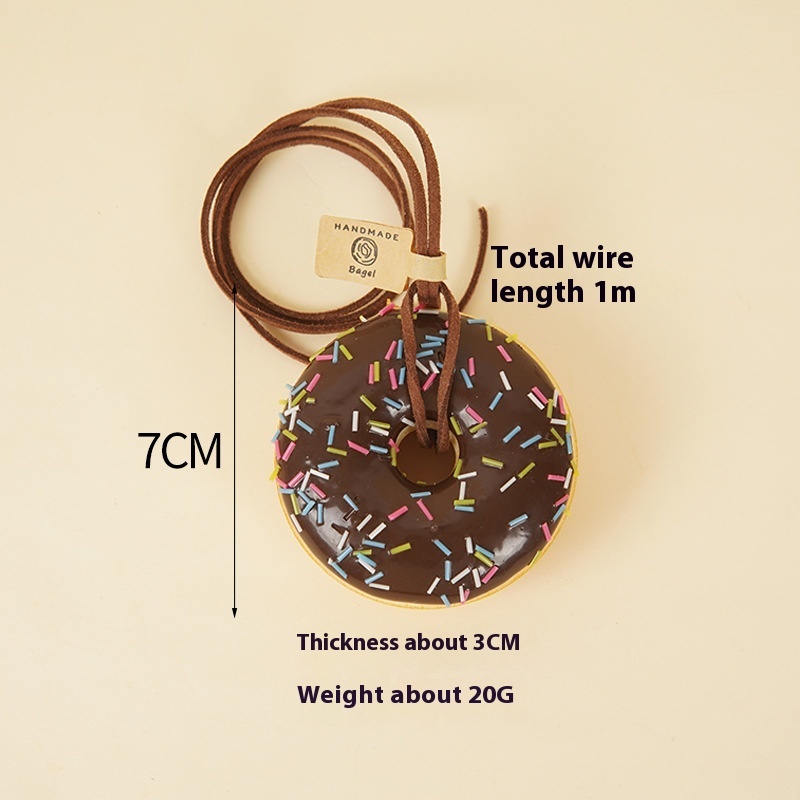 Sprinkle Donut Squishy Keychain โ photo 4