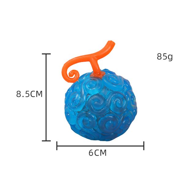 Blue Swirl Fruit Squeeze Ball
