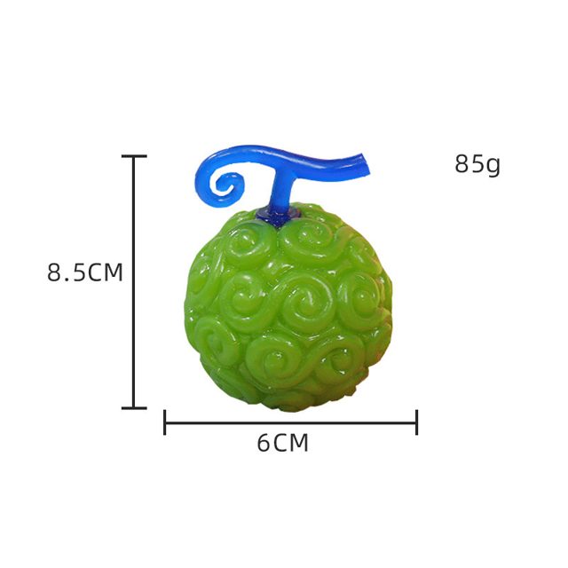 Green Swirl Fruit Squeeze Ball