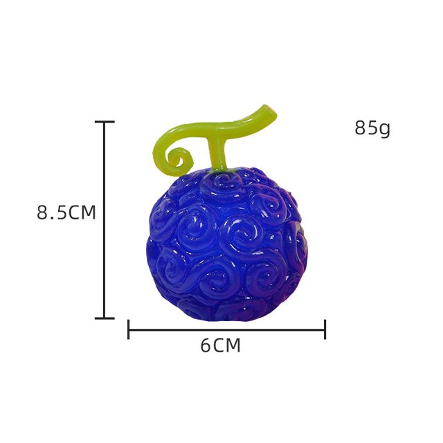 Purple Swirl Fruit Squeeze Ball