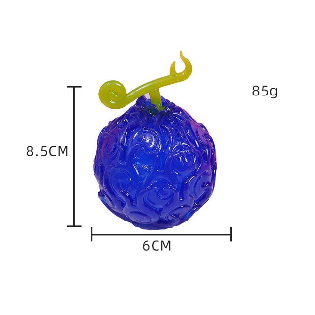Purple Bumpy Swirl Fruit Squeeze Ball