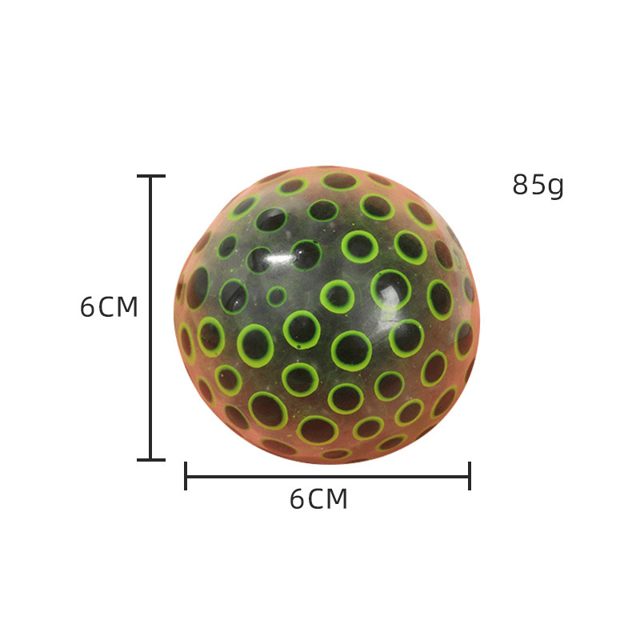 Green Water-Bead Squeeze Ball