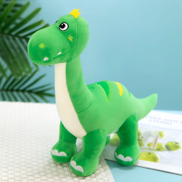 Crowned Green Dino Plush - 25cm