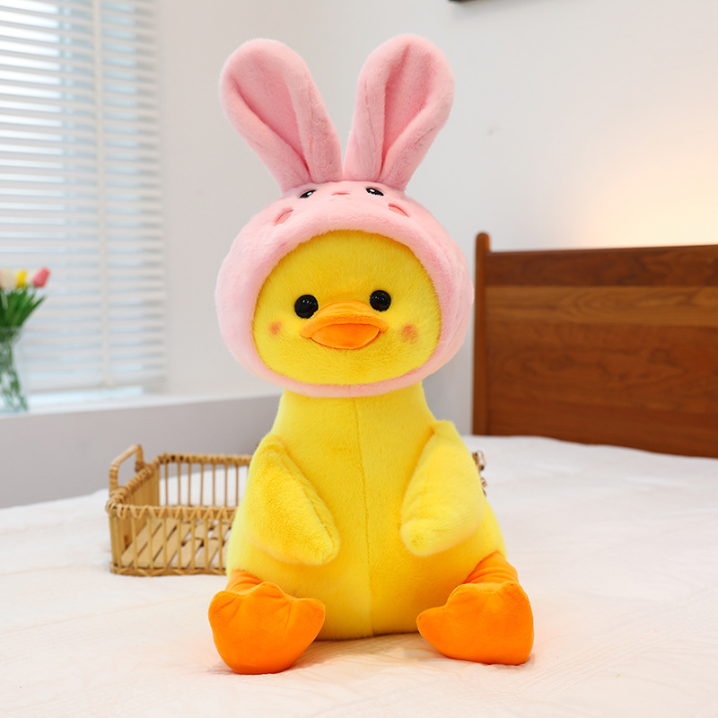 Duck in Dinosaur Hat Plush