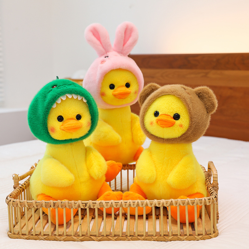 Duck in Dinosaur Hat Plush โ photo 2