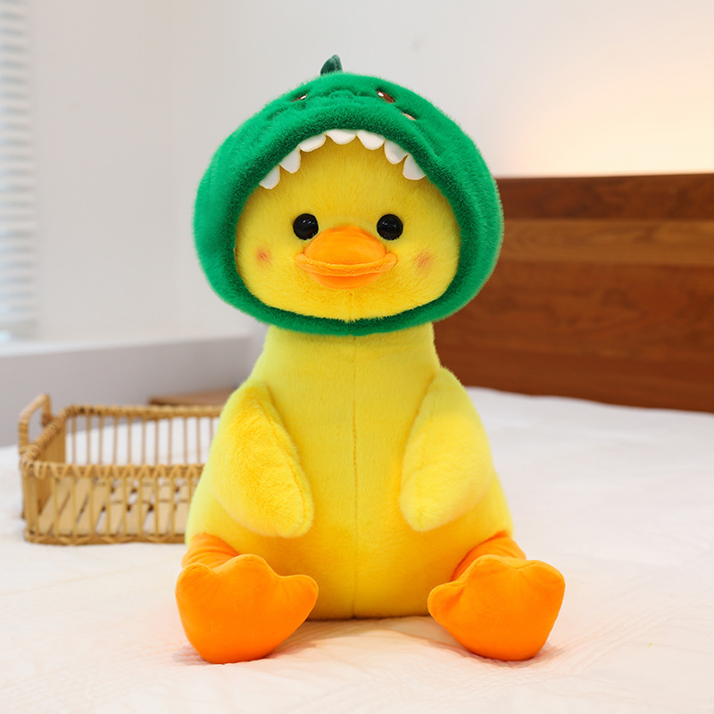 Duck in Dinosaur Hat Plush โ photo 4