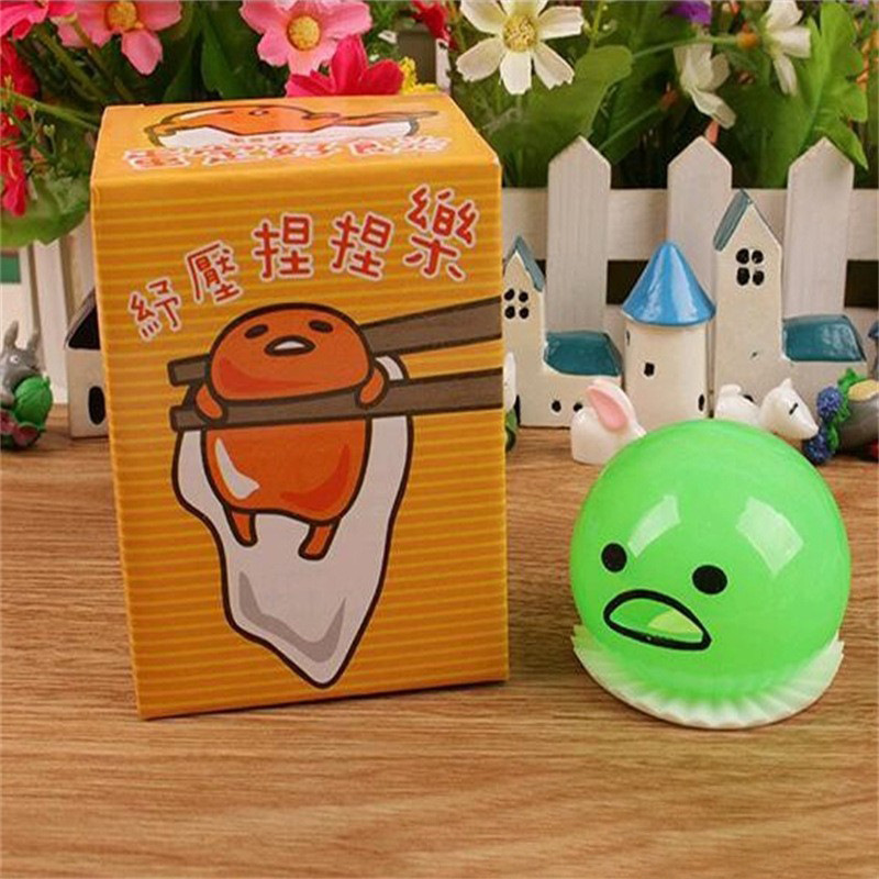 Barfing Egg Yolk Squeeze Prank Toy โ photo 2
