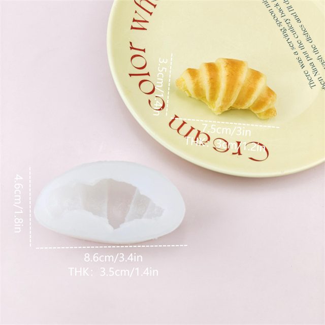 Croissant Silicone Fondant Mold — photo 2