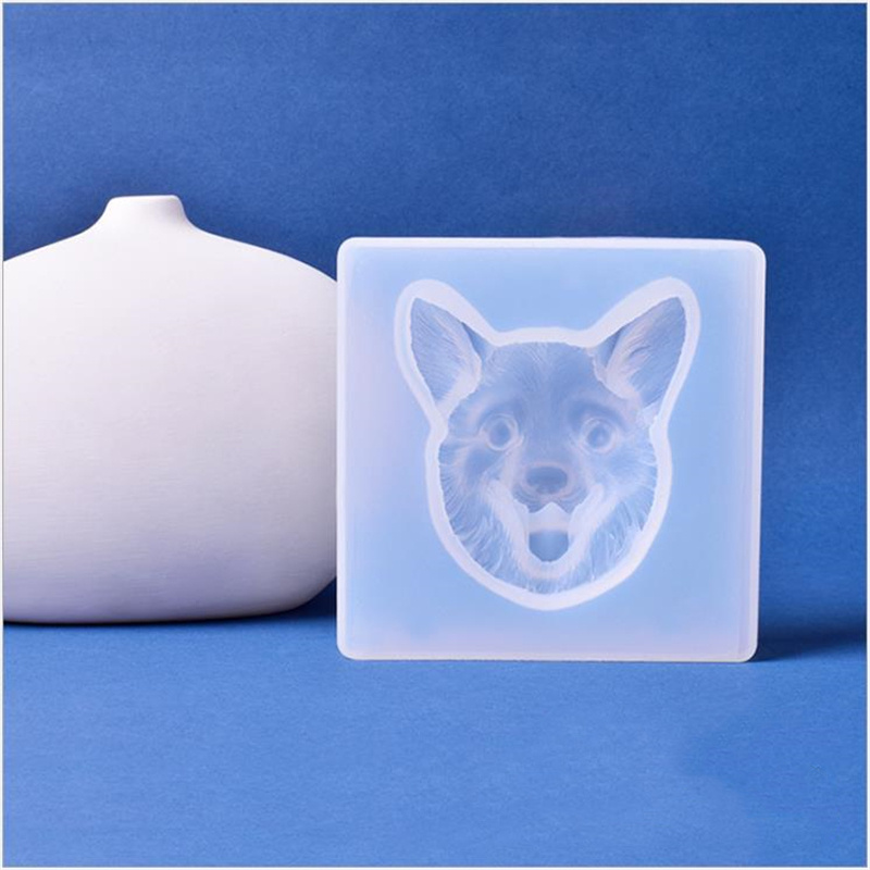3D Pomeranian Dog Face Silicone Resin Mold โ photo 4