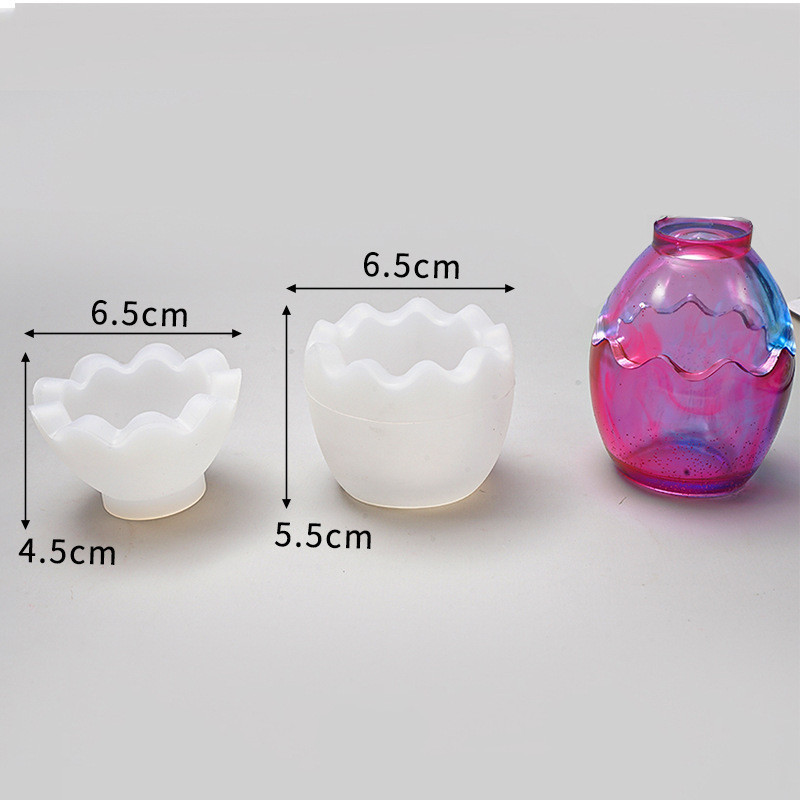 Ribbed Candy Jar Silicone Resin Mold Set โ photo 4