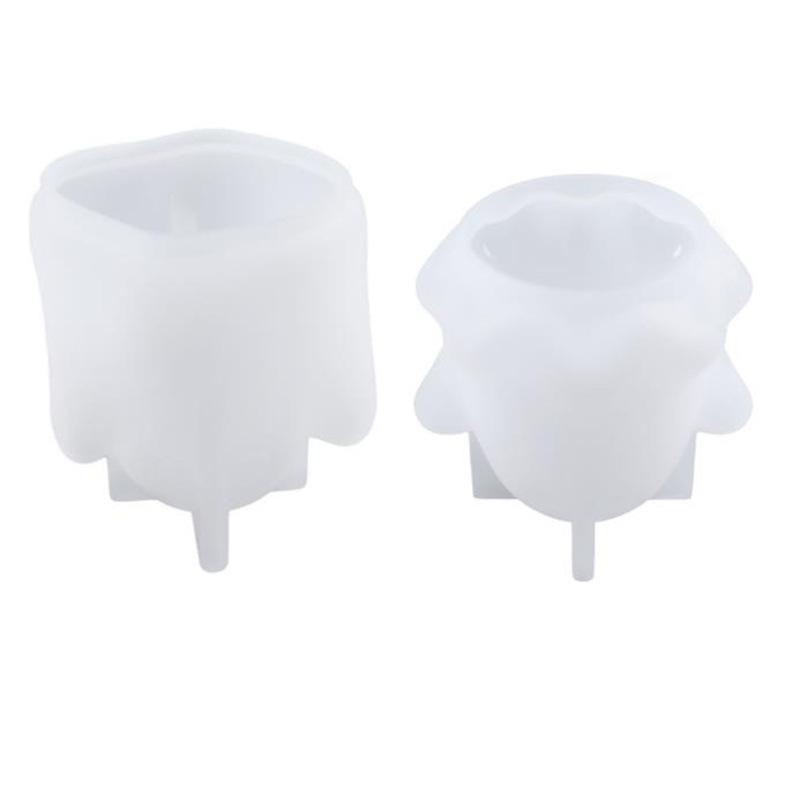Draped Cloth Vase Silicone Resin Mold — photo 3