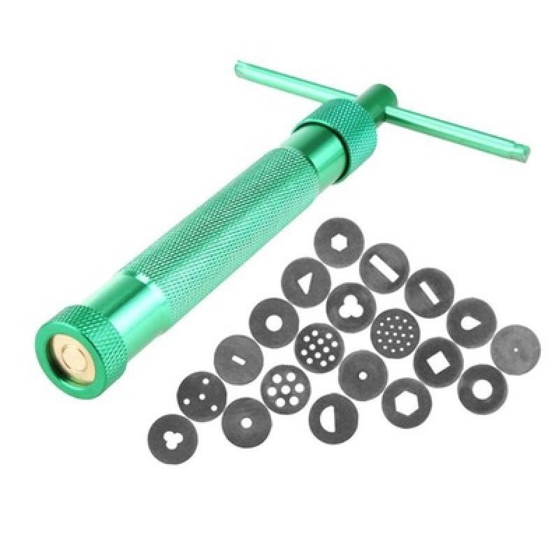 Clay Extruder Gun with 20 Interchangeable Discs — photo 4