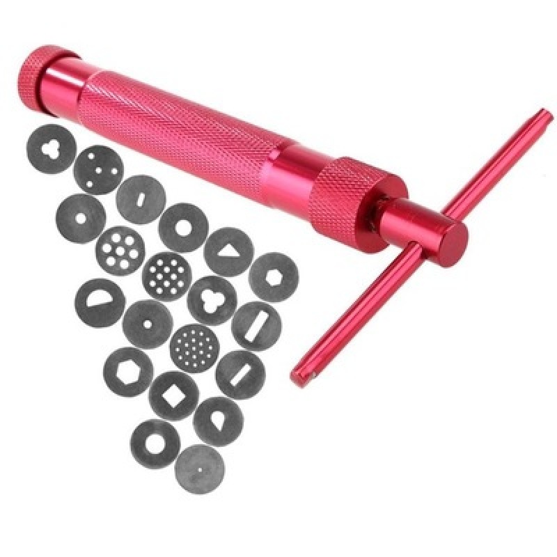 Clay Extruder Gun with 20 Interchangeable Discs — photo 3