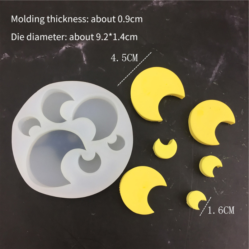 Five-Star Silicone Resin Mold, Assorted Sizes โ photo 3