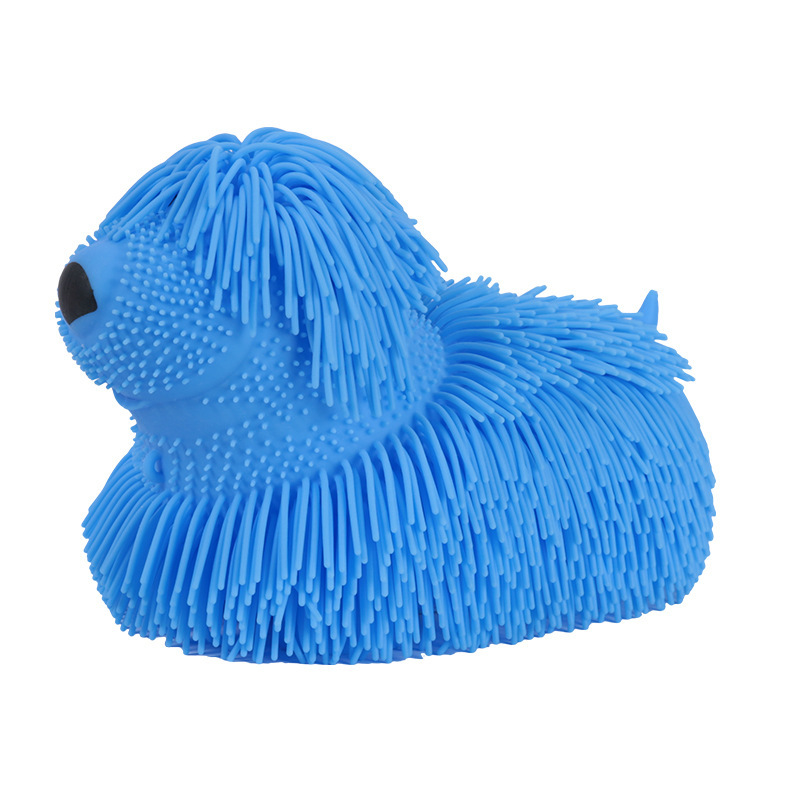 Jiggly Spiky Rubber Puppy Sensory Toy