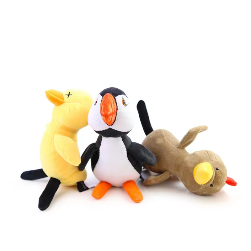 Puffin Duck Squeaky Dog Plush โ photo 3