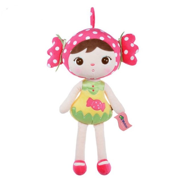 Sleepy Bunny-Bonnet Candy Doll Plush