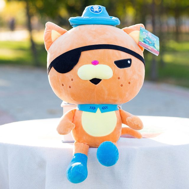 Pirate Cat Sailor Plush with Eye Patch