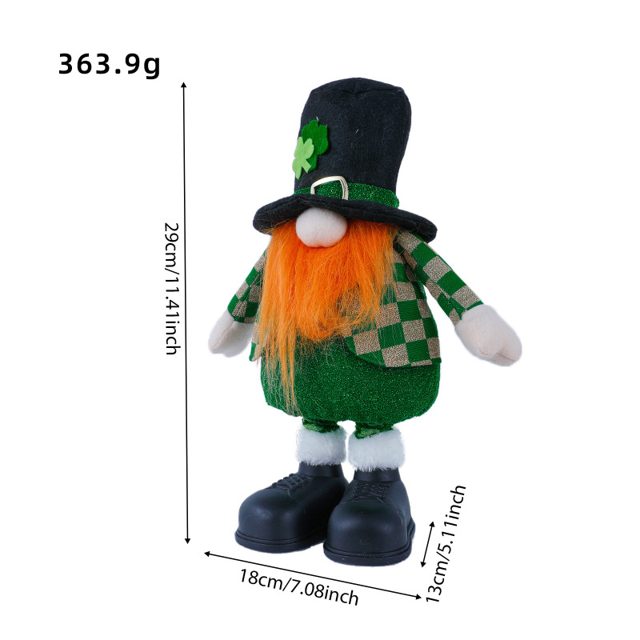 St. Patrick's Leprechaun Gnome Plush (Boy)