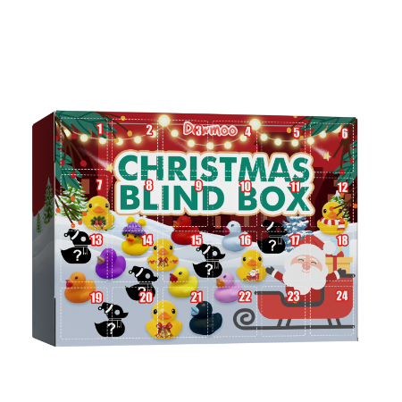 Christmas Rubber Duck Advent Squeeze Toy Set — photo 3