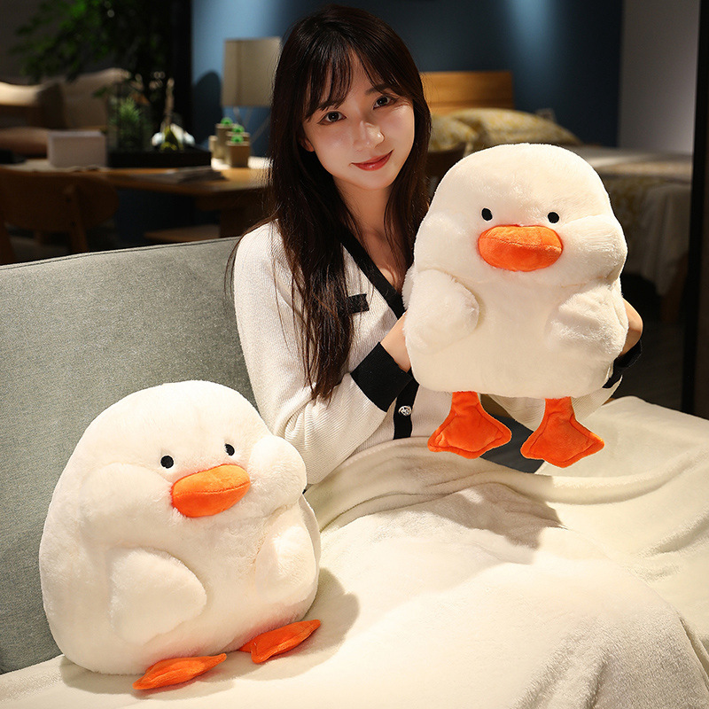 Duck-Shaped Hand Warmer Plush