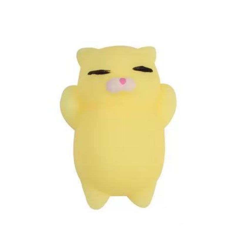 Yellow Kitty Mochi Squishy
