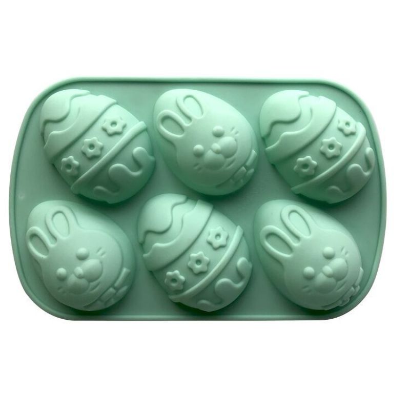 Easter Egg & Bunny 6-Cavity Silicone Mold — photo 2
