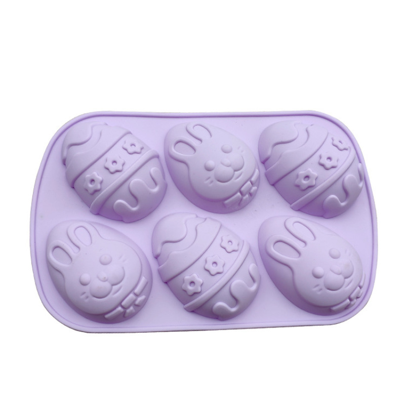 Easter Egg & Bunny 6-Cavity Silicone Mold — photo 5